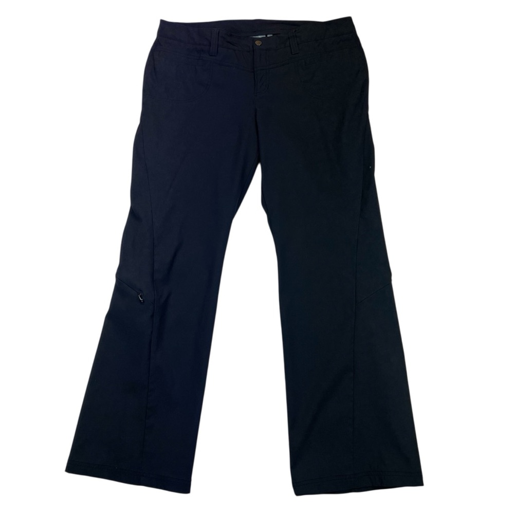 Athleta Black Straight Leg 5-Pocket Mid-Rise Utility Hiking Cargo Pant
